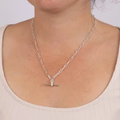 Store Collier en Argent Au-delà de la Barre Colliers Et Pendentifs