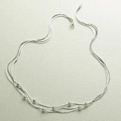 Cheap Collier en Argent Parfaitement Ponctué Colliers Et Pendentifs