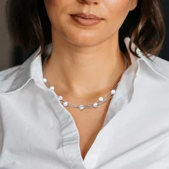 Cheap Collier en Argent Position des Perles Colliers Et Pendentifs