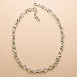 Shop Collier en Argent Étreinte Infinie Colliers Et Pendentifs