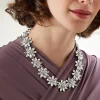 Best Collier en Cristal Fleurs Éclatantes Colliers Et Pendentifs
