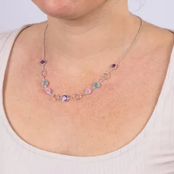 Flash Sale Collier en Pierre Fine Le Jour se Lève Colliers Et Pendentifs