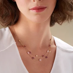 Best Sale Collier en Rubis et Opale Trouver Fortune Colliers Et Pendentifs