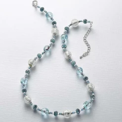 Best Sale Collier en Verre Murano Ciel Limpide Colliers Et Pendentifs