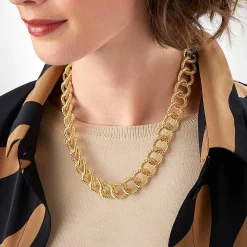 Hot Collier Enrolée Colliers Et Pendentifs