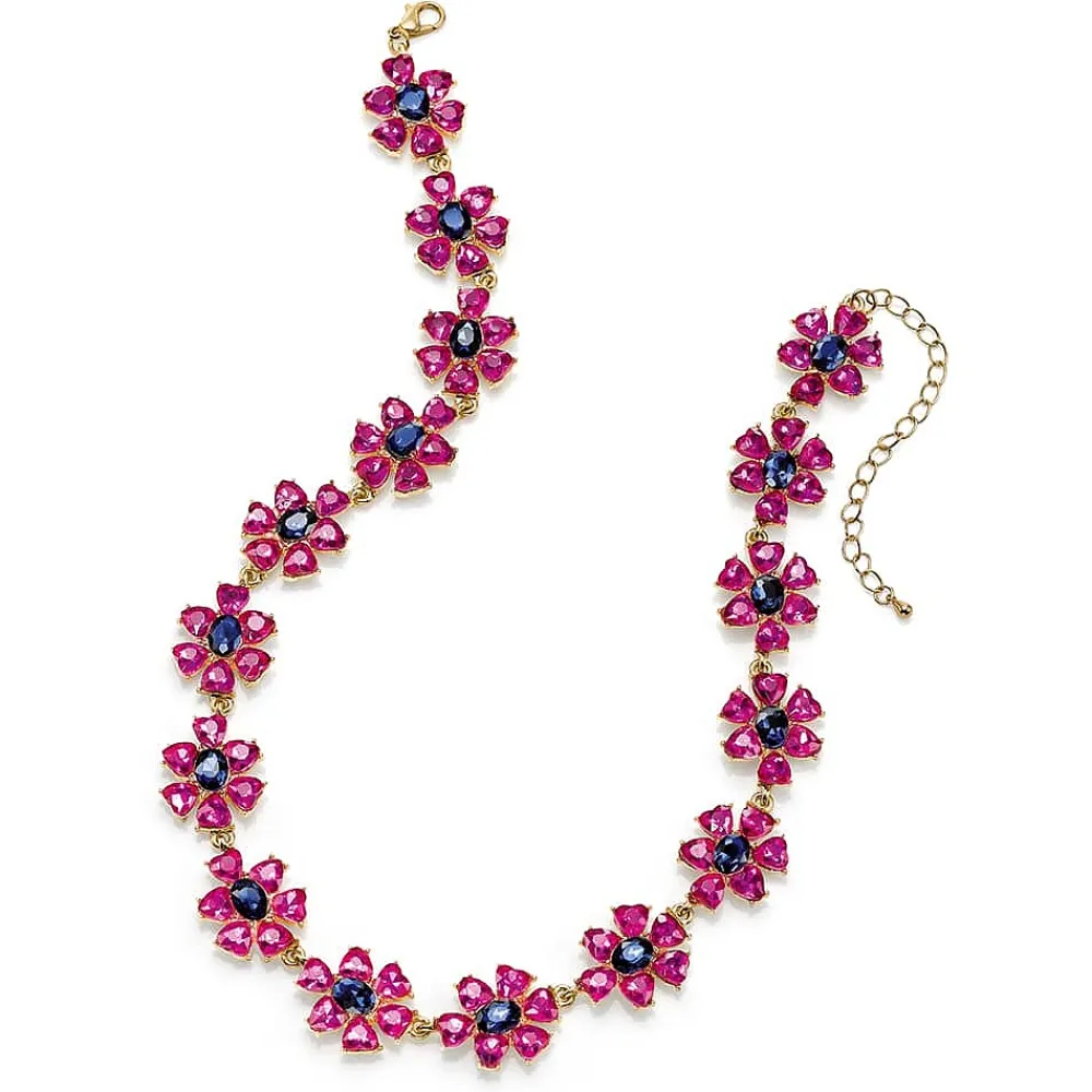 Discount Collier Fuchsia Regards sur Moi Colliers Et Pendentifs