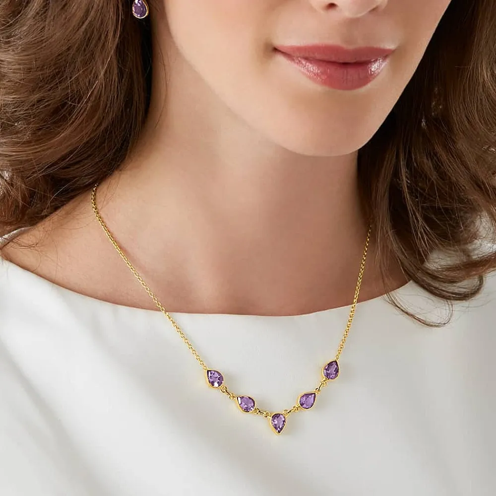 Best Sale Collier Un Œil Pour l’Améthyste Colliers Et Pendentifs