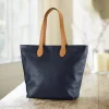 Online Fourre-Tout en Cuir Bleu Marine En Ville Sacs | Sacs À Main