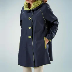 Discount Imperméable Bleu Marine Du Bon Côté Vêtements