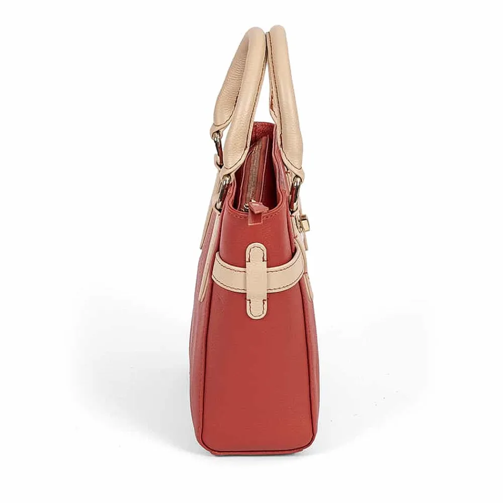 Online Mini Fourre-tout en Cuir Corail Insouciante Sacs
