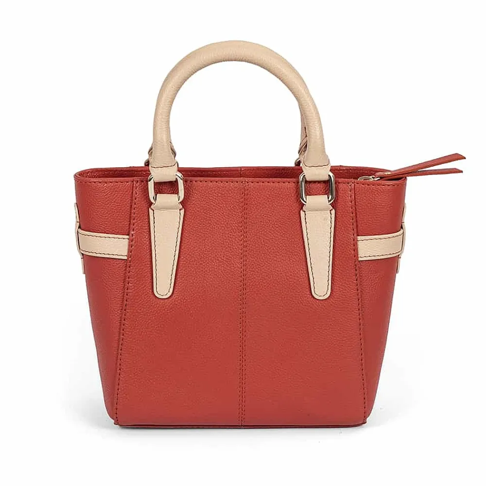 Online Mini Fourre-tout en Cuir Corail Insouciante Sacs