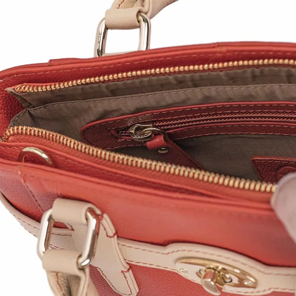 Online Mini Fourre-tout en Cuir Corail Insouciante Sacs