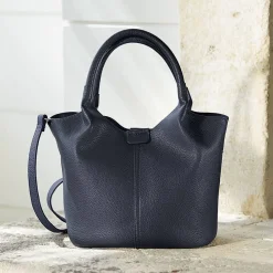 New Mini Fourre-Tout en Similicuir Bleu Marine ou Rien Sacs