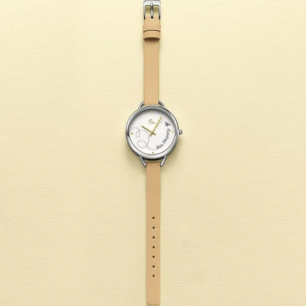Best Sale Montre en Cuir Heureuse Comme l'Abeille Montres | Montres
