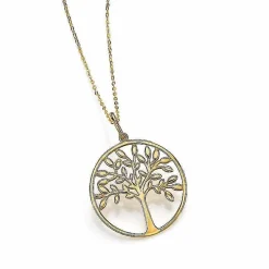 Cheap Pendentif Arbre de Vie en Or Colliers Et Pendentifs