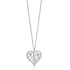 Cheap Pendentif en Argent Du Cœur Colliers Et Pendentifs