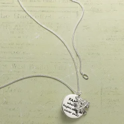 Online Pendentif en Argent Grandir Ensemble Colliers Et Pendentifs
