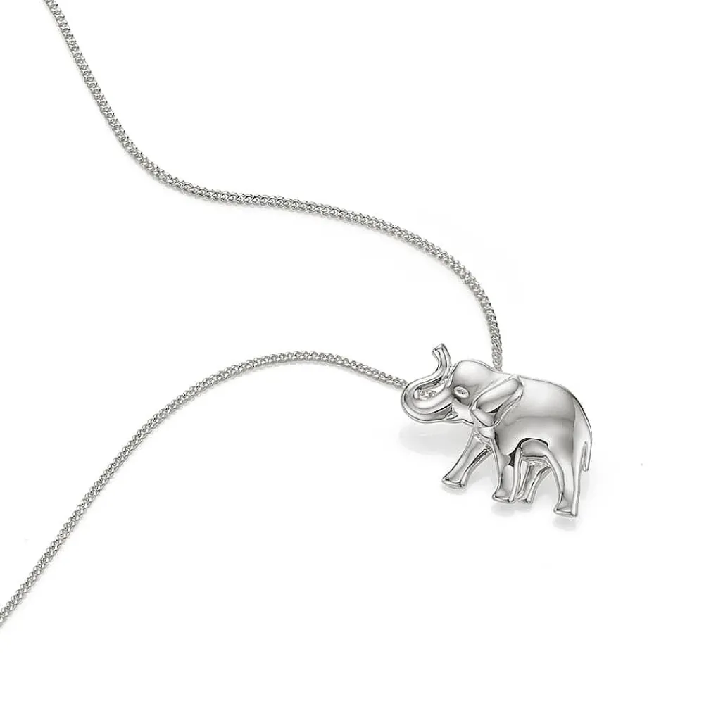 Fashion Pendentif en Argent Sagesse d’Éléphant Colliers Et Pendentifs