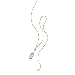 Online Pendentif en Topaze Bleue Les Esprits s'Élèvent Colliers Et Pendentifs