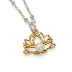 Hot Pendentif Lotus Pétales Pures Colliers Et Pendentifs