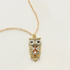 Store Pendentif Sagesse du Hibou Colliers Et Pendentifs