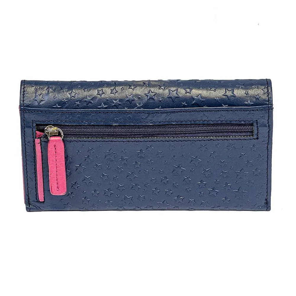 Cheap Portefeuille en Cuir Ciel Nocturne Sacs | Portefeuilles & Porte-monnaie