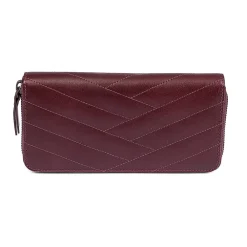 Cheap Portefeuille en Cuir Émotion Sangria Sacs | Portefeuilles & Porte-monnaie