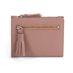New Portefeuille en Cuir Plus Belle en Rose Poudré Sacs | Portefeuilles & Porte-monnaie