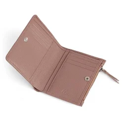 New Portefeuille en Cuir Plus Belle en Rose Poudré Sacs | Portefeuilles & Porte-monnaie