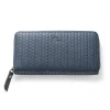 Fashion Portefeuille en Cuir Tissée en Marine Sacs | Portefeuilles & Porte-monnaie