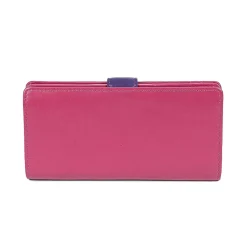 Cheap Porte-monnaie en Cuir Rose Chatoyant Sacs | Portefeuilles & Porte-monnaie
