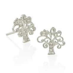 Flash Sale Puces Arbre Bonheur Éternel Boucles D'oreilles