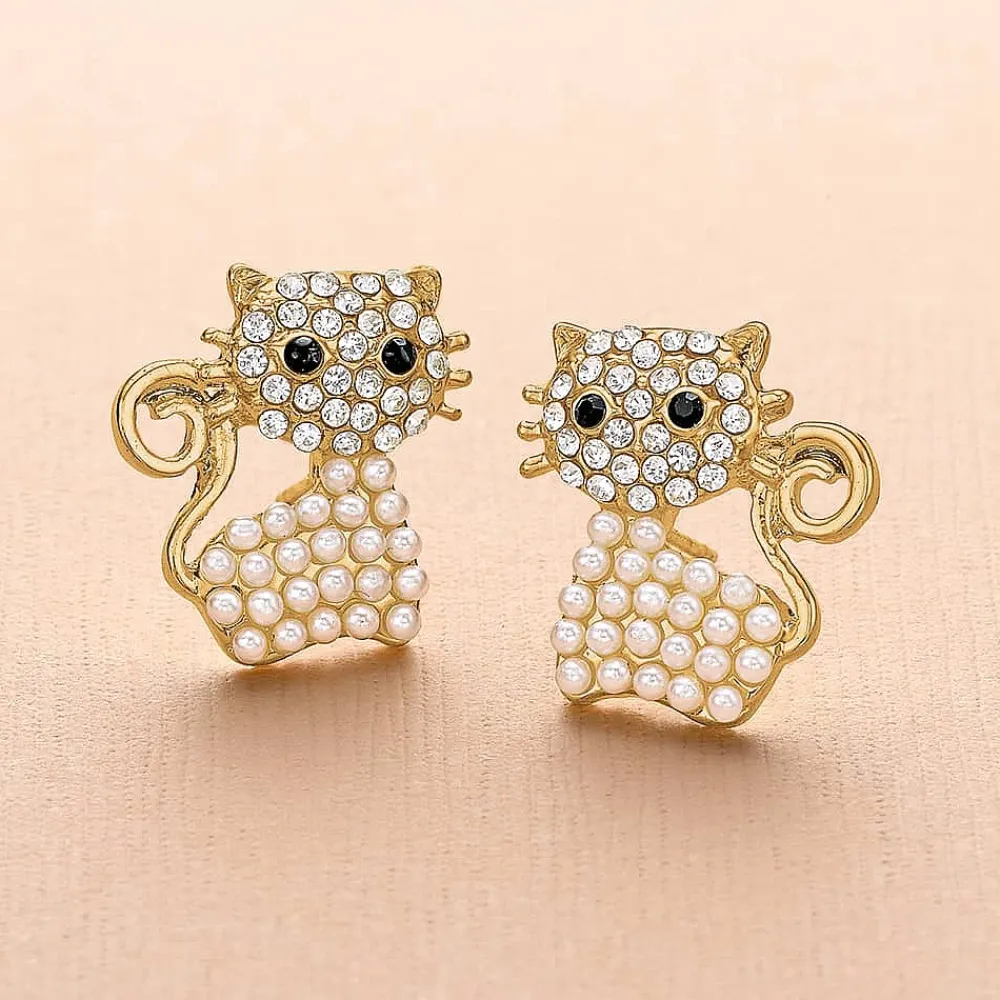Best Sale Puces Chat Ronronnant Boucles D'oreilles