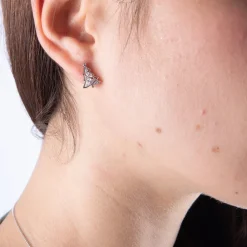 Sale Puces en Argent La Saison des Guirlandes Boucles D'oreilles