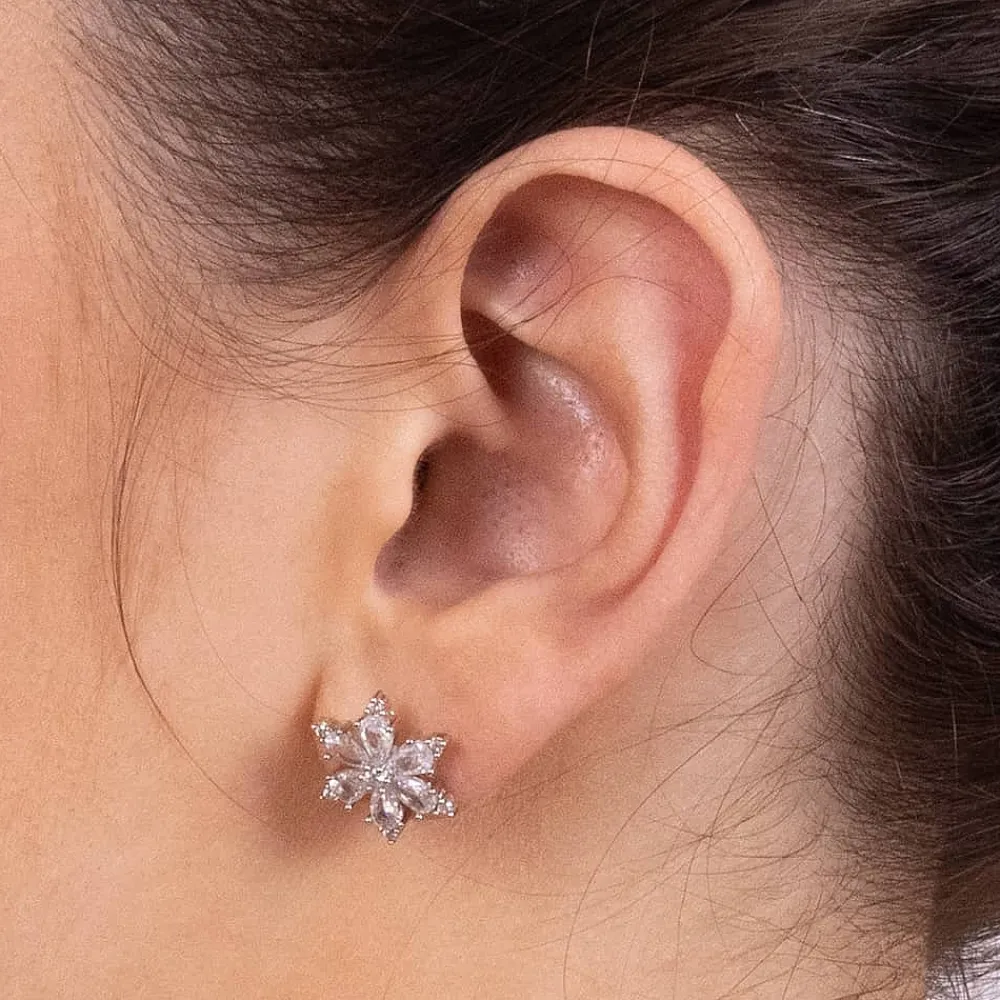 Discount Puces en Cristal Efflorescence Boucles D'oreilles
