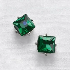 Outlet Puces en Cristal Faites votre Entrée Boucles D'oreilles