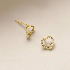 Best Sale Puces en plaquées Or Affection Boucles D'oreilles