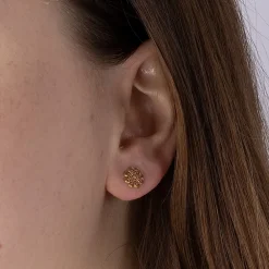 Discount Puces Fleur en Filigrane Boucles D'oreilles