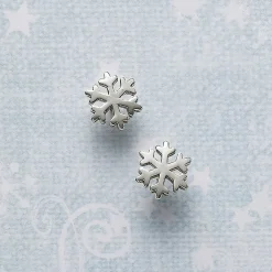 Best Sale Puces Flocon de Neige Boucles D'oreilles