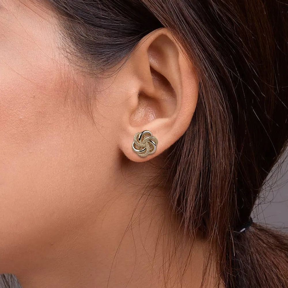 Hot Puces Nœuds de Connaissance Boucles D'oreilles