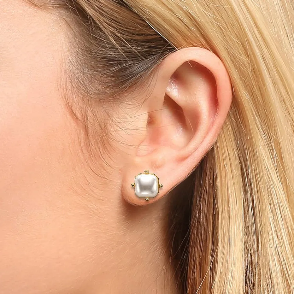 Shop Puces Présence Posée Boucles D'oreilles
