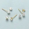 Cheap 3 Puces Simple Étincelle Boucles D'oreilles