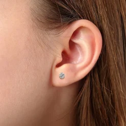 Cheap 3 Puces Simple Étincelle Boucles D'oreilles