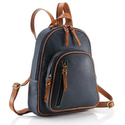 Fashion Sac à Dos en Cuir Bleu Marine Sur mon Chemin Sacs | Sacs Portés Travers