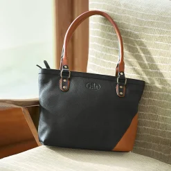 Fashion Sac à main en Cuir Bien Mieux en Noir Sacs