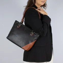 Fashion Sac à main en Cuir Bien Mieux en Noir Sacs