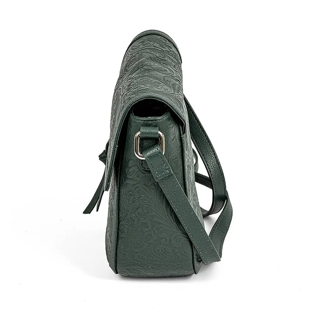 Store Sac Bandoulière en Cuir Attirée Par le Vert Sacs | Sacs Portés Travers