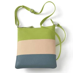 Cheap Sac Bandoulière en Cuir Citron Vert à l'Horizon Sacs | Sacs Portés Travers