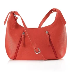 Outlet Sac Bandoulière en Cuir Corail Colorez-Moi Sacs | Sacs Portés Travers