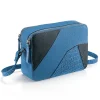 New Sac Bandoulière en Cuir Commence par Bleu Sacs Portés Travers